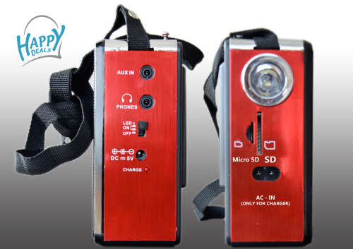 HARWA Portable MP3 Player With USB & SD Card Reader