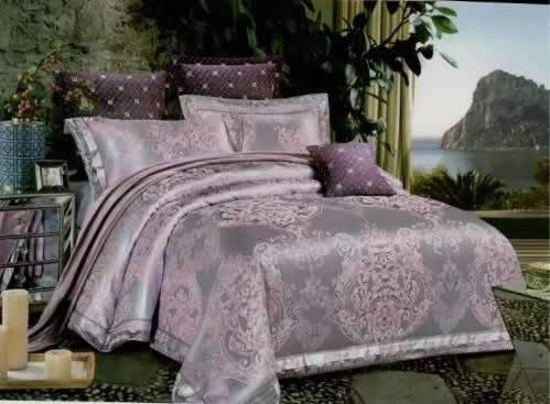 Silky Double Duvet Cover 4 Piece Set | Cotton and Polyester