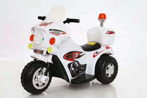 Rechargeable electric three-wheeled motorcycle children ride-ontoys (Red,Yellow White)