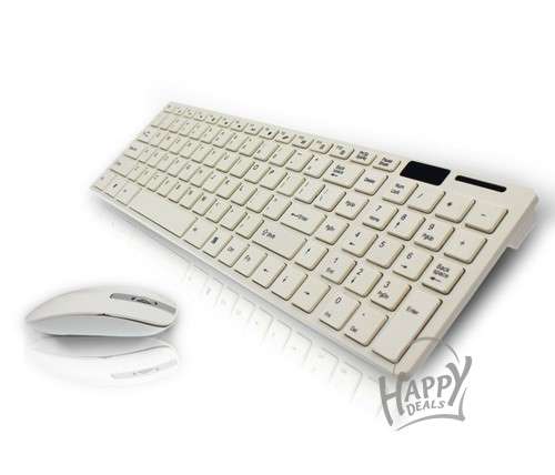 Wireless Mouse & Key Board Kit (White and Black)