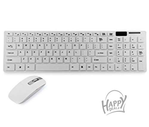 Wireless Mouse & Key Board Kit (White and Black)