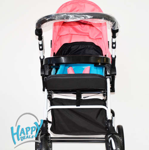 Mismol BABY PINK AND BLUE PRAM FOR GIRLS