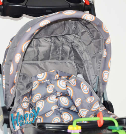 MISMOL TOP DRIVE MULTI-COLOUR PRAM