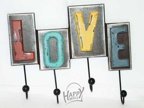 WALL HOOK (LOVE) ALPHABET SHAPE