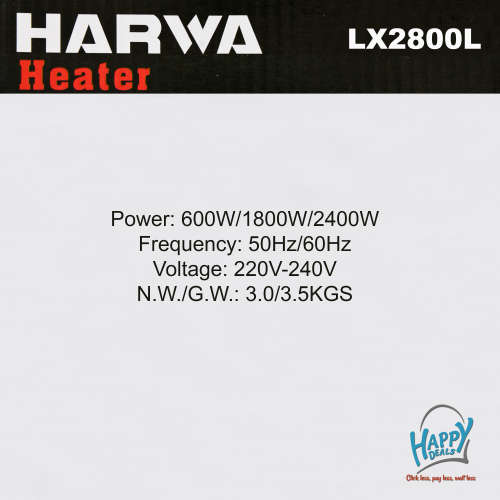4 Bar Quartz Heater | Harwa