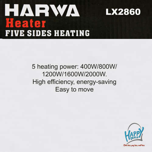 5 Sided Heater | Harwa