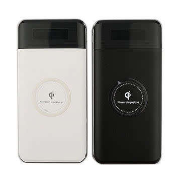 10000mAh Wireless Charger Power Bank   (Black and white Only)