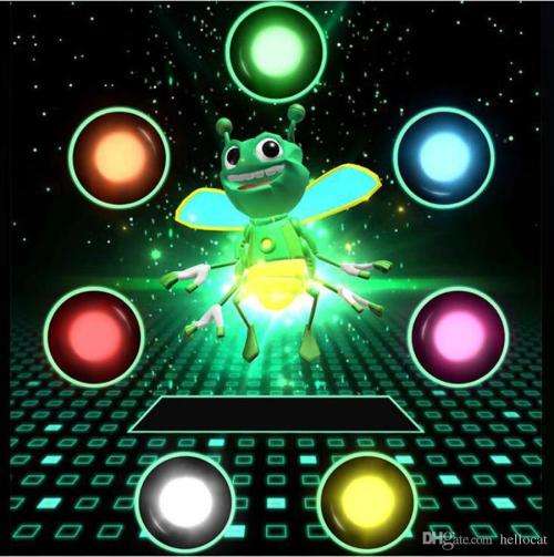 Magic Lights Magically Flies From Hand to Hand