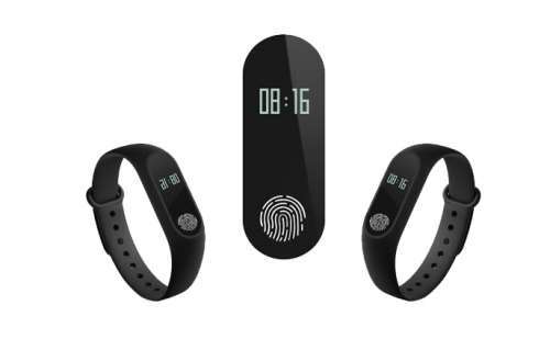 M2 Intelligence Health Bracelet Bluetooth Smartwatch (Black Only)