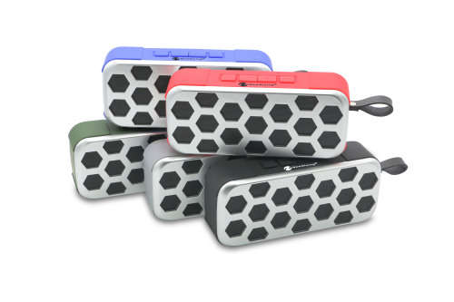 New Rixing Outdoor Wireless Speaker - Rigid,Shocking Proof Design (Blue,Red,Green, Grey)