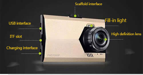 Advanced Portable Car Camcorder Full HD GREY ONLY