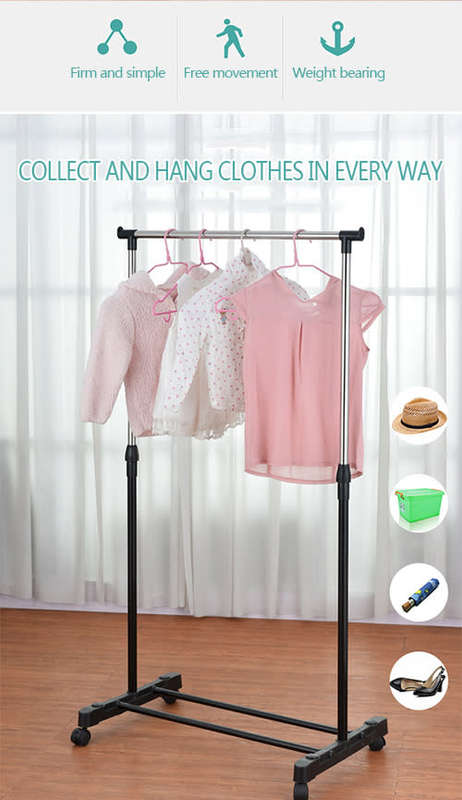 Single Pole Clothes Rack 25Kg