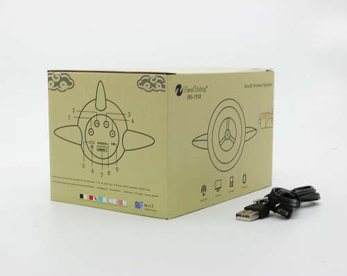 Bluetooth Speaker With aircraft propeller design Portable Loudspeaker (Green,Black,Blue,Orange)