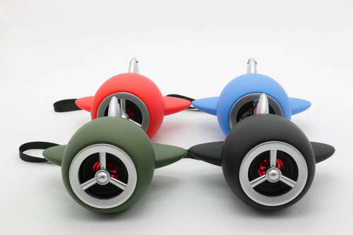 Bluetooth Speaker With aircraft propeller design Portable Loudspeaker (Green,Black,Blue,Orange)