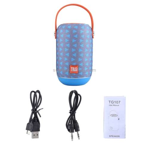 T&G TG107 Portable Wireless Bluetooth V4.2 Stereo Speaker with Handle