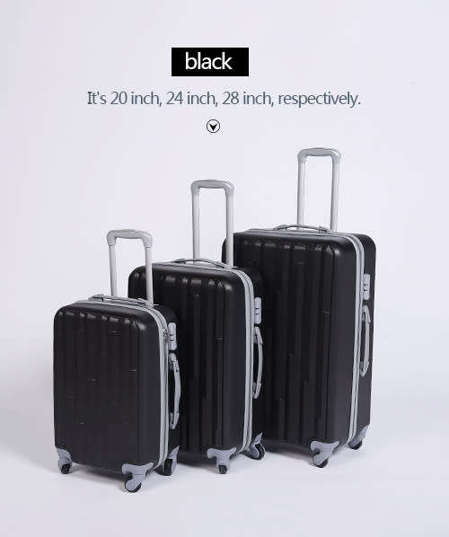 3 Piece Lightweight Luggage Set | 20'',24'',28''