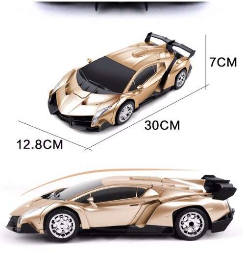 Silver Shadow Fighter Transformation Car (Gold)