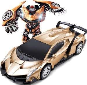 Silver Shadow Fighter Transformation Car (Gold)