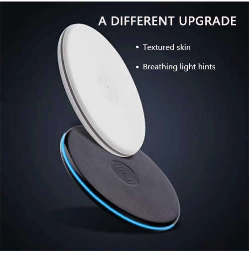 Round Qi Wireless Charger For Iphone X 8 Plus Fast Charging Pad For Samsung S8/Plus High Quality
