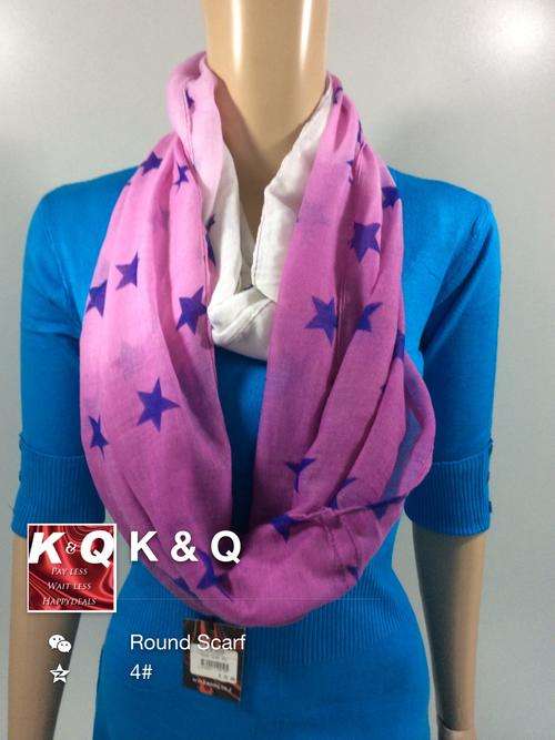 K & Q scarf -round scarf