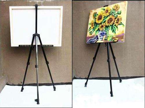 NEW! 3 Adjustable Tripod Aluminum Easel Folding Artist Paint Display Exhibition Stand