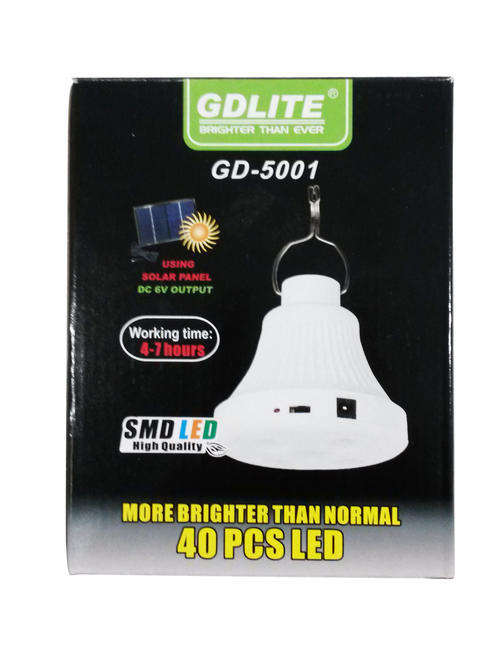Solar rechargeable SMD Lamp