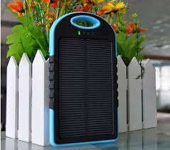 5000mAh Portable Waterproof Solar Charger Dual USB External Battery Power Bank