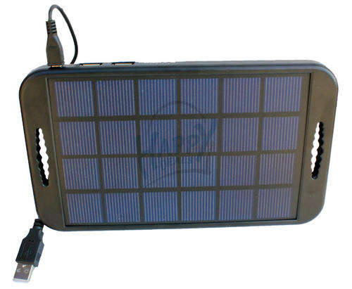 Portable Solar Power Bank Charger 2 x USB 5V OUTPUT Li-ion battery: 10400mA