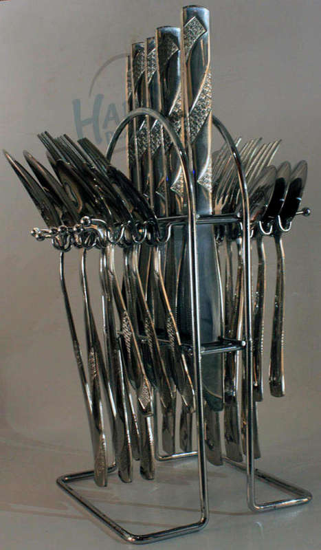 TABLEWARE STAINLESS STEEL 24 PIECE