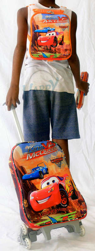 3D CHARACTER TROLLEY TRAVELLING BAG PACK 3 SET
