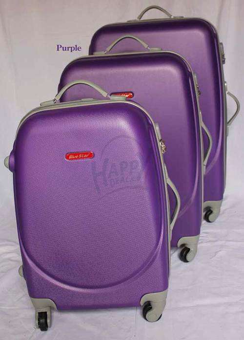 3 PIECE LUGGAGE SET 360 DEGREES AND 4 ROTATIVE WHEELS--4 colors choice