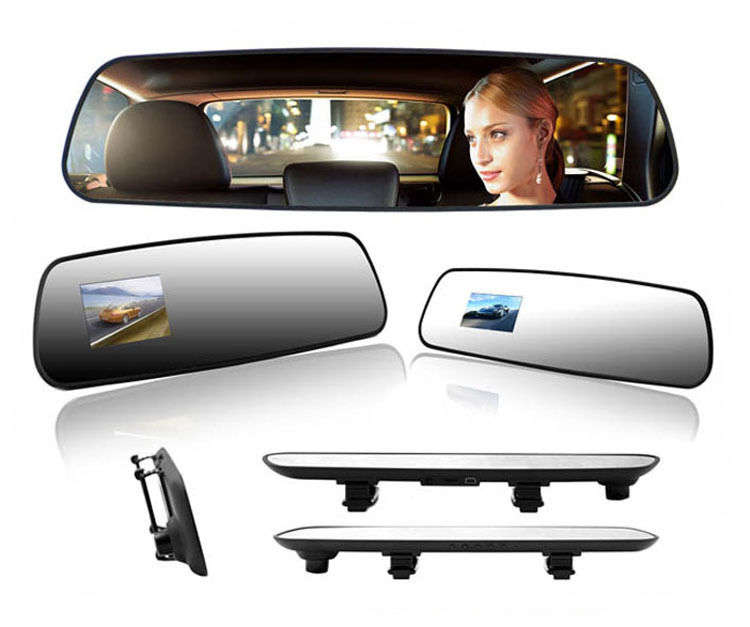 2.7" TFT Car DVR Camera Dual lens car G-Sensor IR night vision wide