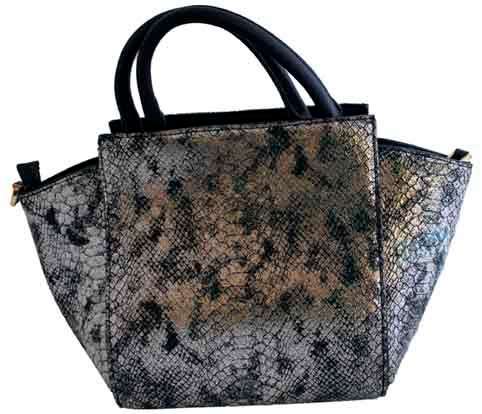 Snake skinned bags for woman