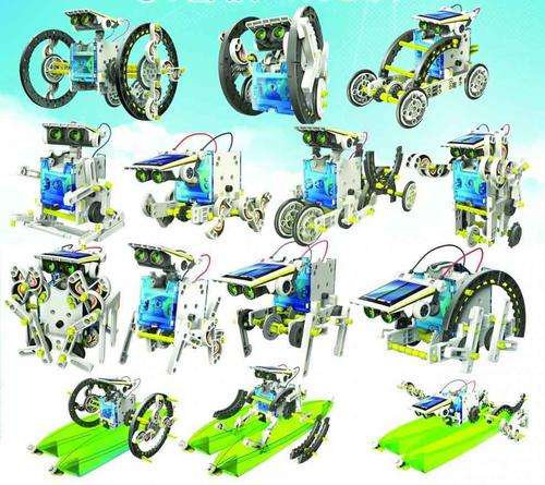 14 in 1 educational kit solar robot