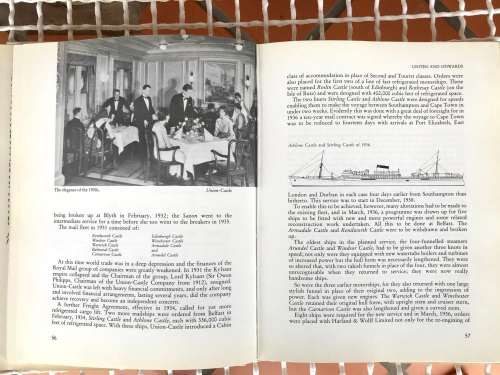 The Cape Run  - The Story of the Union-Castle Service t0 SA and the ships employed