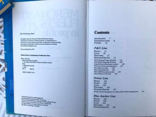 Merchant Fleets in Profile 1  The Ships of PandO, Orient and Blue Anchor Lines by Duncan Haws