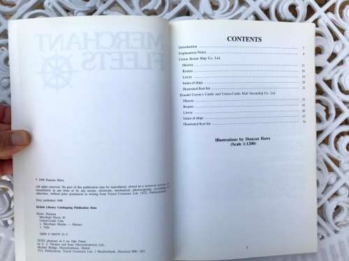 Merchant Fleets Union, Castle and Union-Castle Lines by Duncan Haws