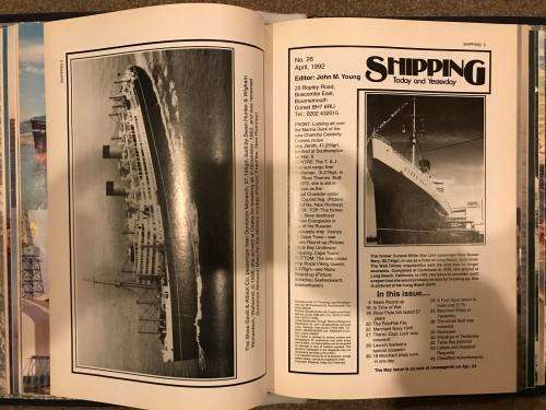 Shipping Today and Yesterday Jan - Dec 1992