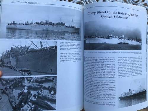 The Last Liners of the White Star LIne MV Britannic and MV Georgic by Richard P de Kerbrech