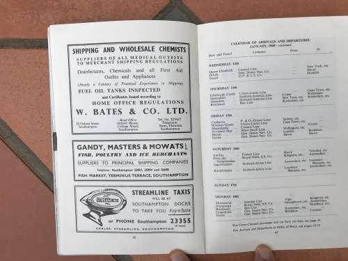 Southampton DocksSouthampton Shipping Guides 1970 to 1975
