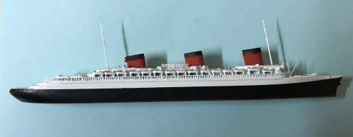 Mercator Ships by Skytrex Ltd model Ship `Normandie` 1936, M 519 in original box 1 in 1250 scale