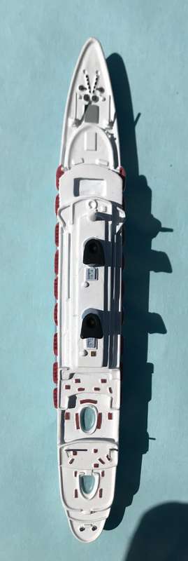 Hein Muck `Achille Lauro` resin model 1 in 1250 scale Ref No 391