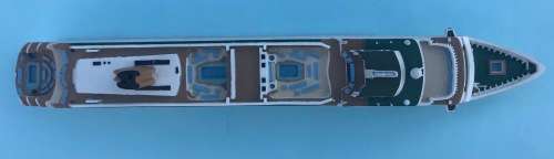 Mercator Ships by Skytrex Ltd model Ship `Oriana` 1995, M 933 in original box 1 in1250 scale
