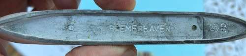 Hansa metal model ships `Bremerhaven` S30 and `Helga Dan` S19 1 in 1250 scale