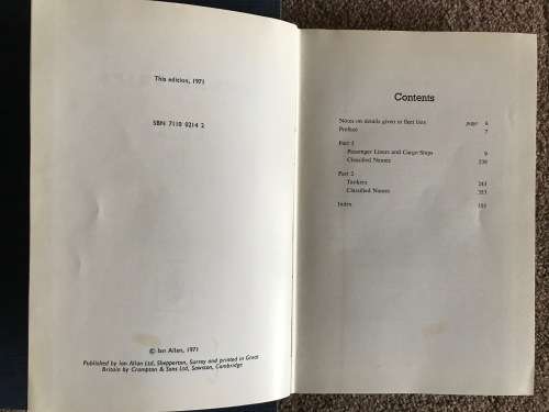5 Ship Books: Ocean Ships, N Atlantic Passenger Liners, British Passenger Liners, Merchant Ships + 1