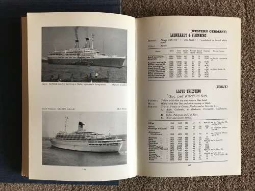 5 Ship Books: Ocean Ships, N Atlantic Passenger Liners, British Passenger Liners, Merchant Ships + 1
