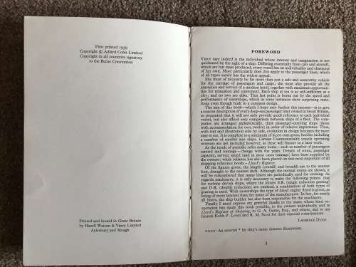 5 Ship Books: Ocean Ships, N Atlantic Passenger Liners, British Passenger Liners, Merchant Ships + 1