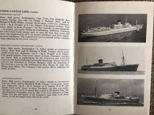 5 Ship Books: Ocean Ships, N Atlantic Passenger Liners, British Passenger Liners, Merchant Ships + 1