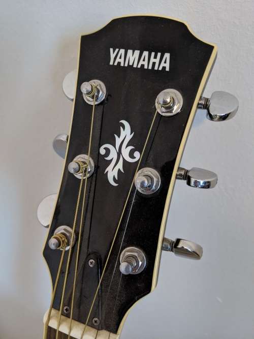 Yamaha APX steel string electro-acoustic guitar black