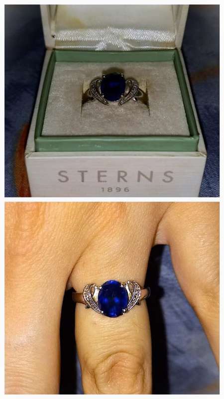 Sterns Sapphire Engagement ring